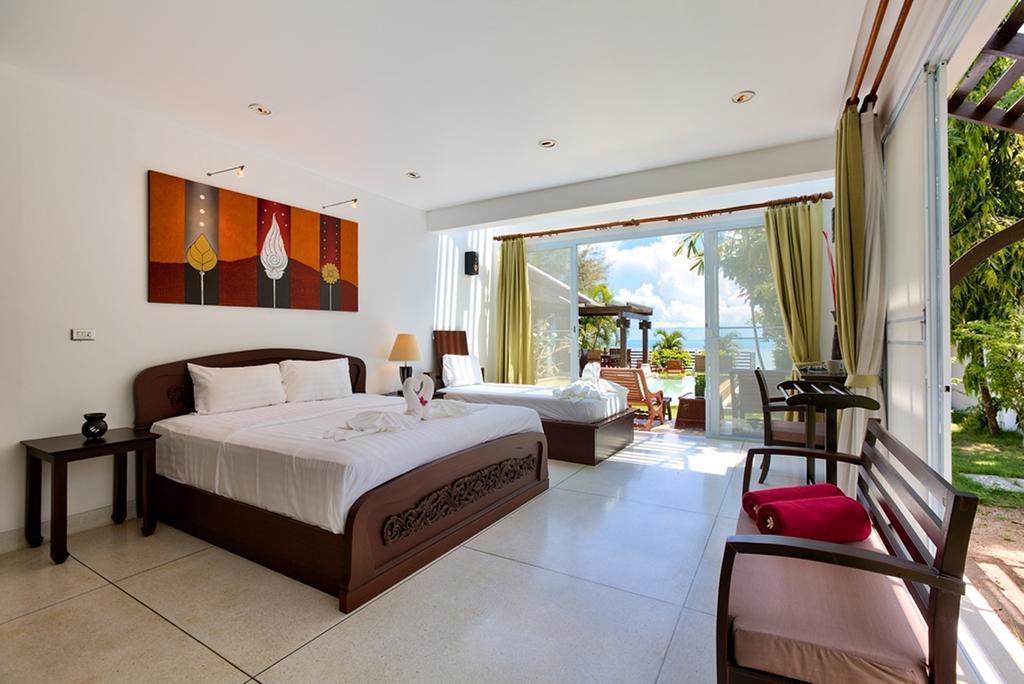 Emerald Sands - Beach Front 4 Bed Pool Villa Ko Samui Zimmer foto