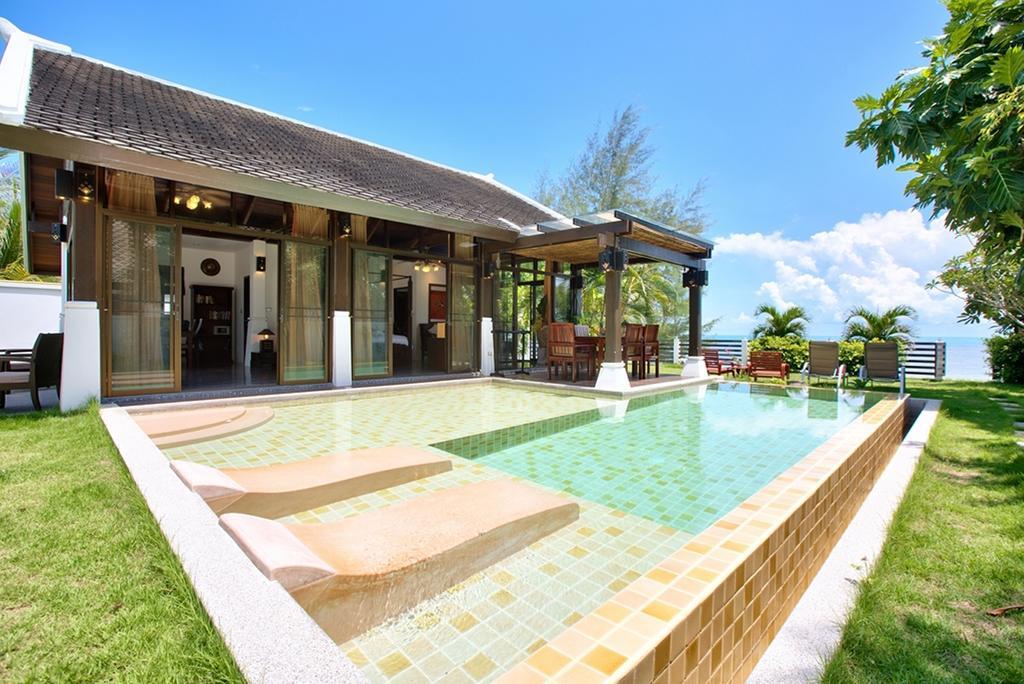 Emerald Sands - Beach Front 4 Bed Pool Villa Ko Samui Zimmer foto