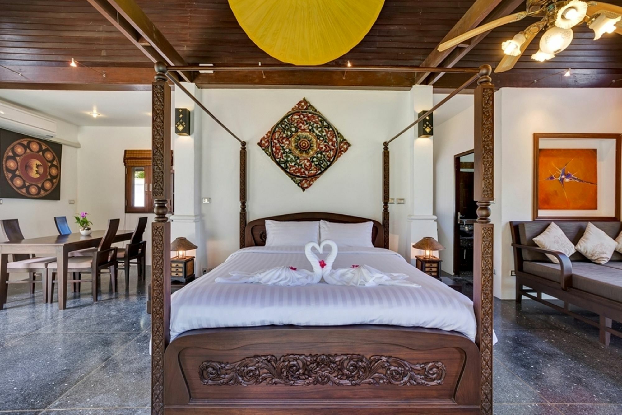 Emerald Sands - Beach Front 4 Bed Pool Villa Ko Samui Exterior foto